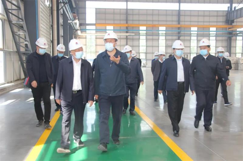 省人大常委會黨組副書記、副主任馬懿帶隊到義瑞新材調(diào)研指導